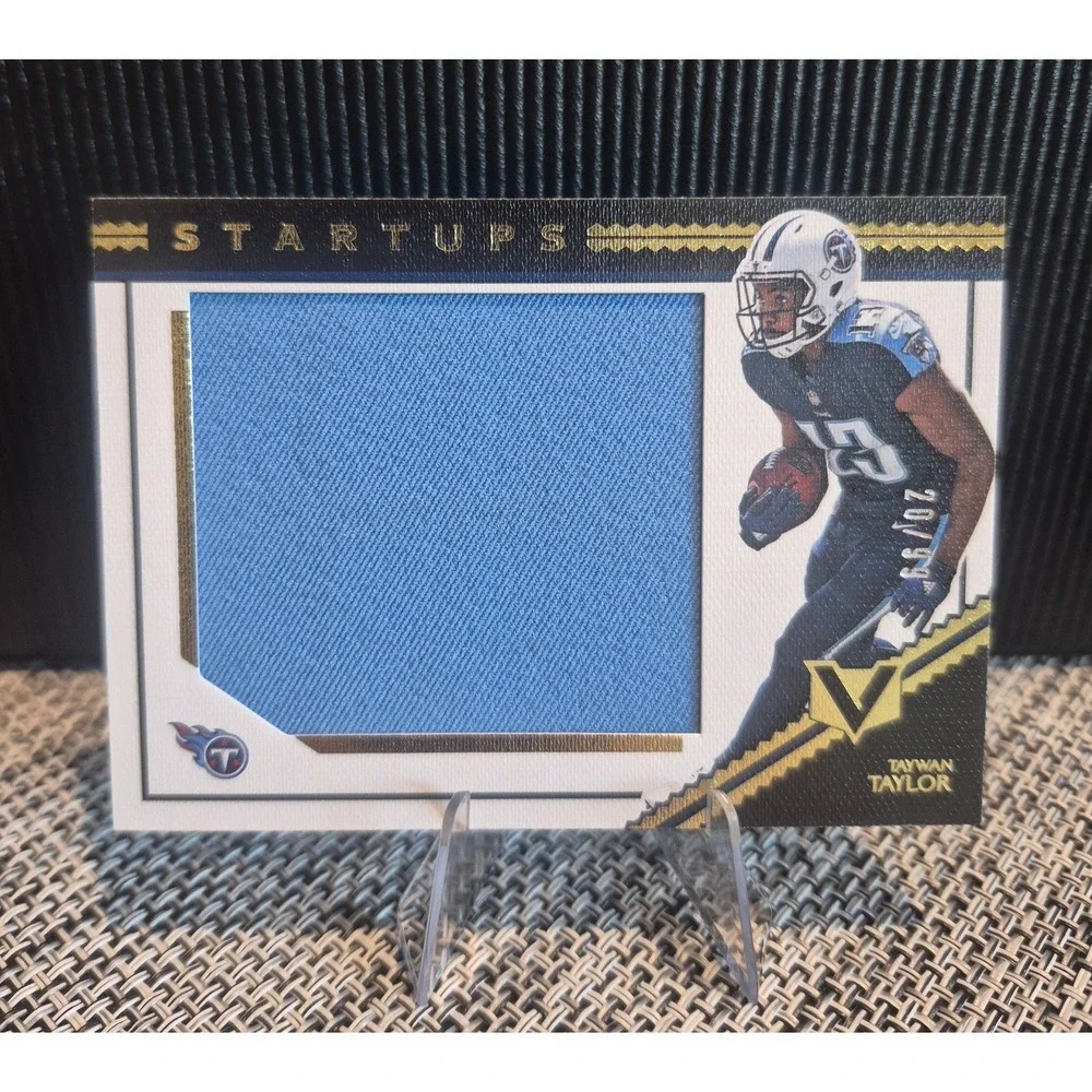 2017 Vertex Taywan Taylor #ST-35 Startups /99 (RC)(MEM) Tennessee Titans